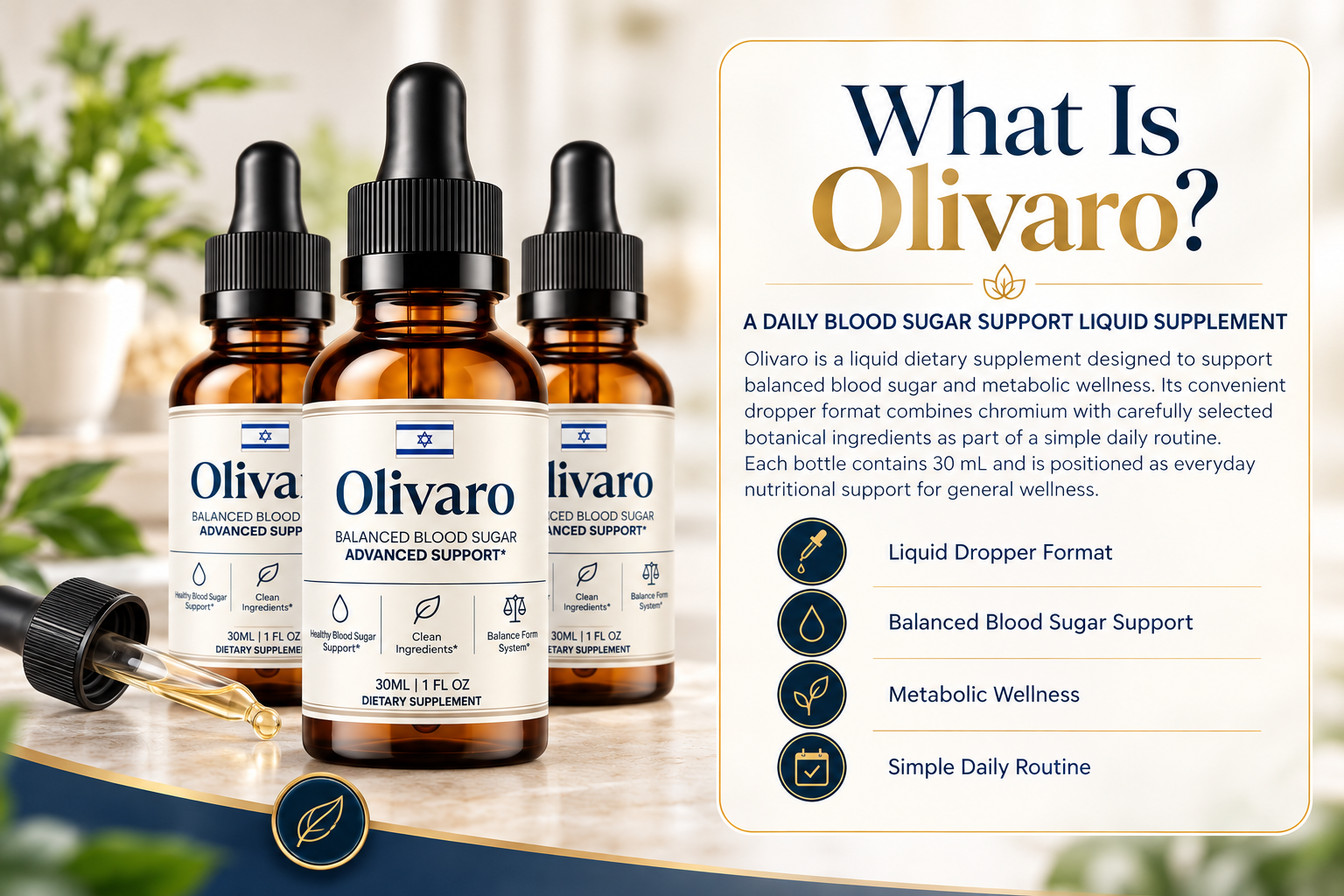 What is Olivaro liquid supplement